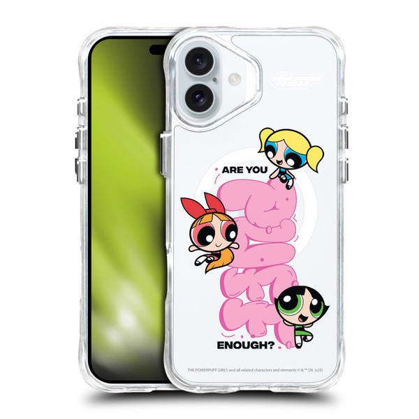 The Powerpuff Girls Character Icons Pink SHOCKPROOF BUMPER CASE COMPATIBLE WITH Apple iPhone 16 Plus & MAGSAFE