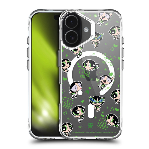 The Powerpuff Girls Character Icons Buttercup Pattern SHOCKPROOF BUMPER CASE COMPATIBLE WITH Apple iPhone 17 & MAGSAFE