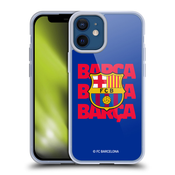 FC Barcelona Graphics Barca Crest Soft Gel Case for Apple iPhone 12 Mini & MagSafe