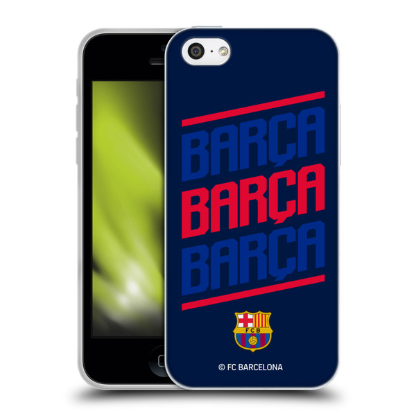 FC Barcelona Graphics Barca Type Soft Gel Case for Apple iPhone 5c