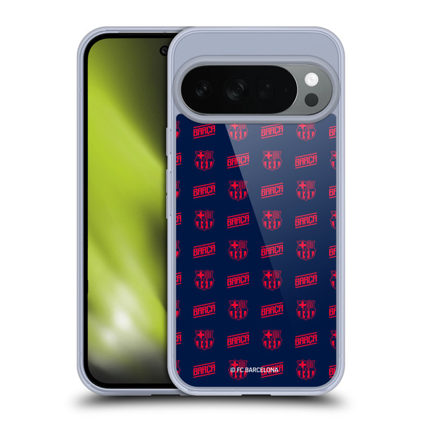 FC Barcelona Graphics Crest Pattern Soft Gel Case for Google Pixel 10