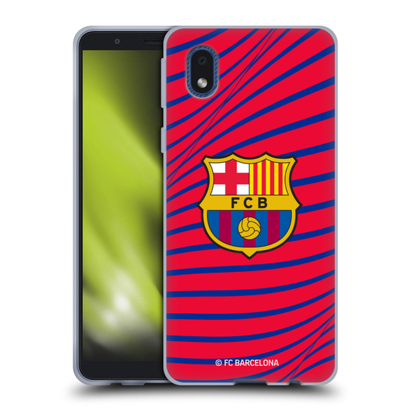 FC Barcelona Graphics Texture Soft Gel Case for Samsung Galaxy A01 Core (2020)