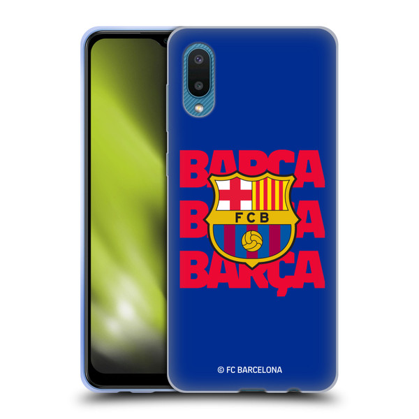 FC Barcelona Graphics Barca Crest Soft Gel Case for Samsung Galaxy A02/M02 (2021)