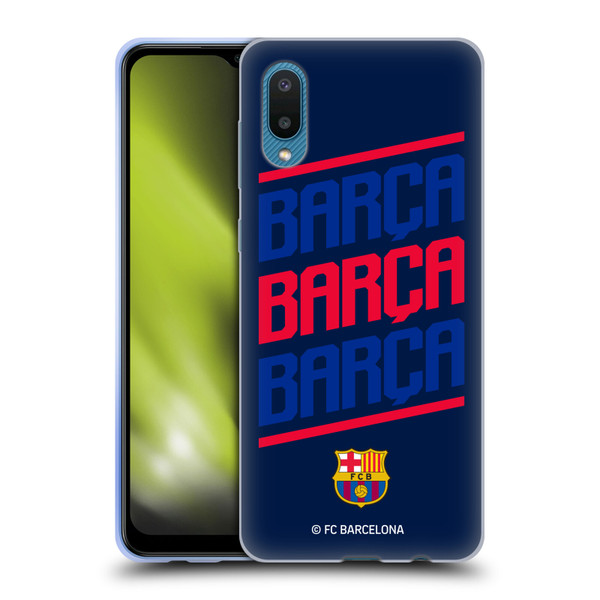 FC Barcelona Graphics Barca Type Soft Gel Case for Samsung Galaxy A02/M02 (2021)