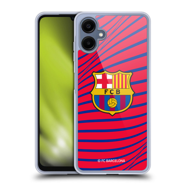 FC Barcelona Graphics Texture Soft Gel Case for Samsung Galaxy A06 4G