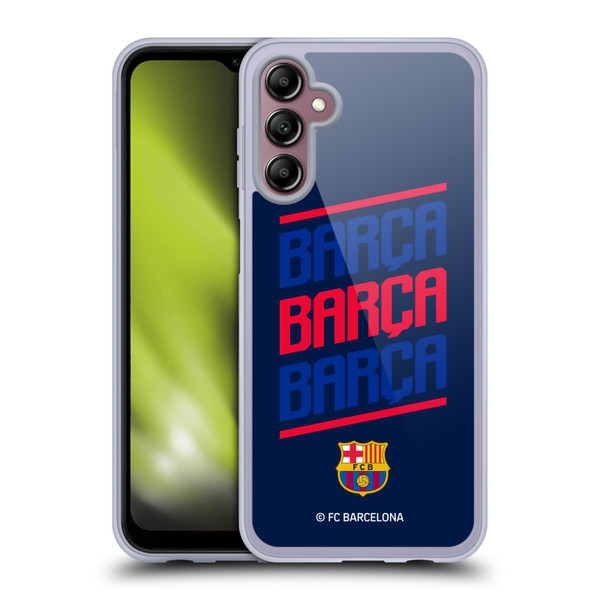 FC Barcelona Graphics Barca Type Soft Gel Case for Samsung Galaxy A14 5G