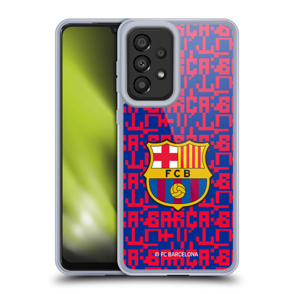 FC Barcelona Graphics Pattern Soft Gel Case for Samsung Galaxy A33 5G (2022)