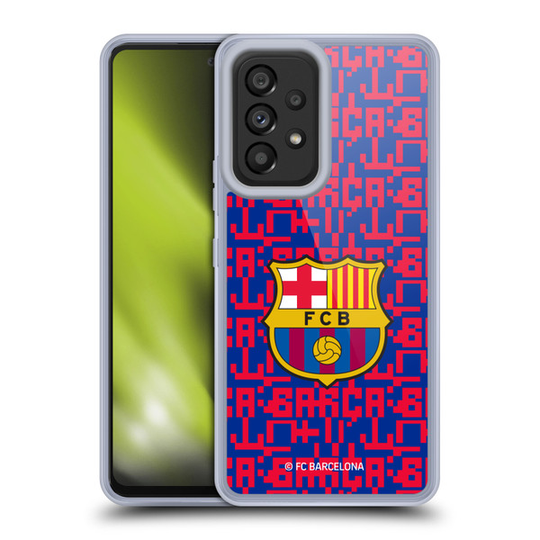 FC Barcelona Graphics Pattern Soft Gel Case for Samsung Galaxy A53 5G (2022)