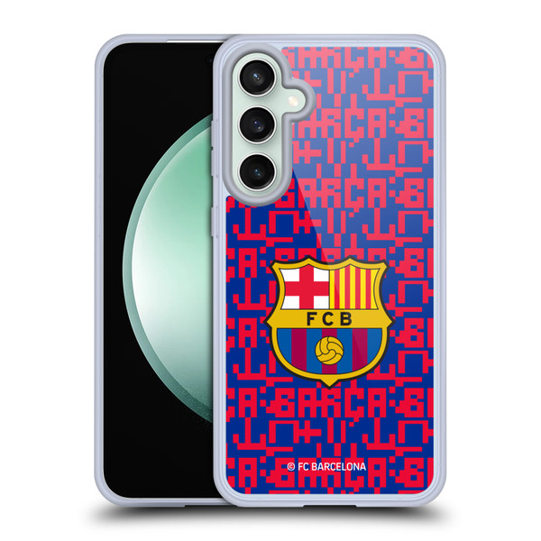 FC Barcelona Graphics Pattern Soft Gel Case for Samsung Galaxy S23 FE 5G & MagSafe