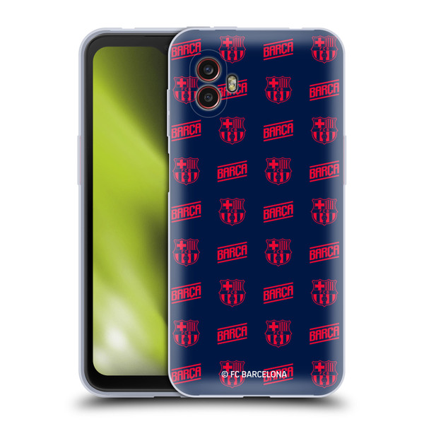 FC Barcelona Graphics Crest Pattern Soft Gel Case for Samsung Galaxy Xcover6 Pro/Pro2