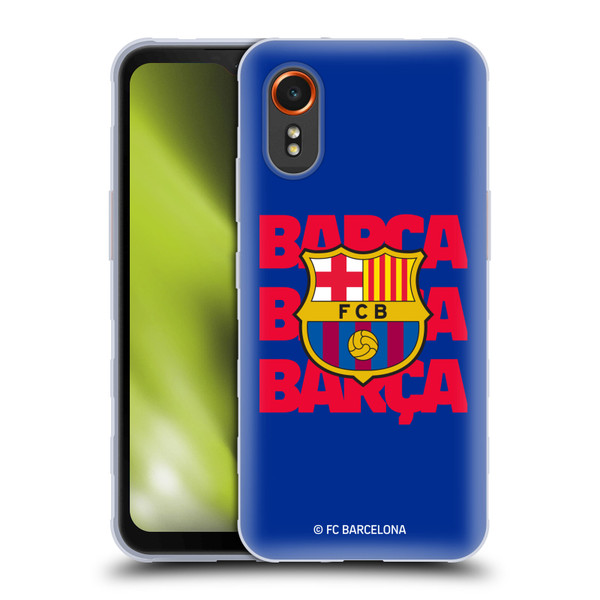 FC Barcelona Graphics Barca Crest Soft Gel Case for Samsung Galaxy Xcover7 5G