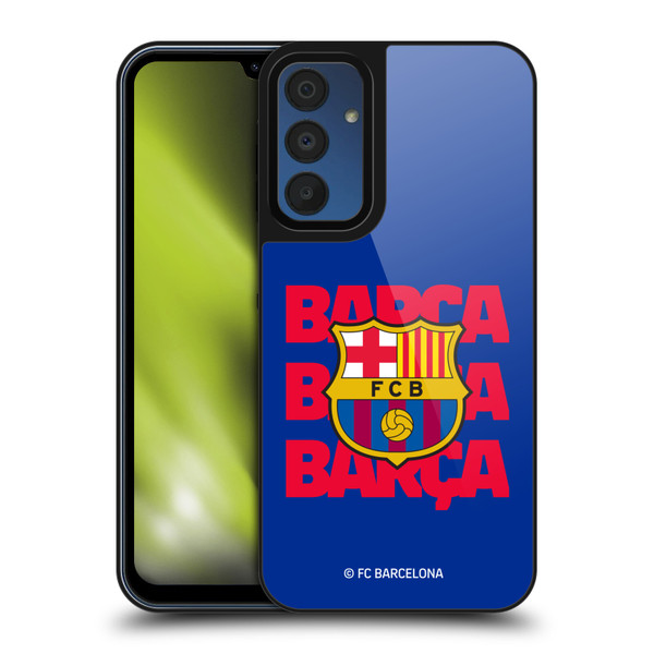 FC Barcelona Graphics Barca Crest Gel Armour Case For Samsung Galaxy A15