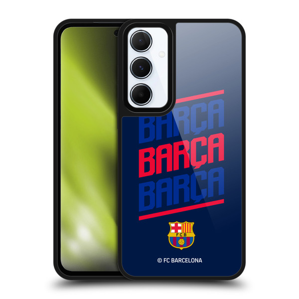 FC Barcelona Graphics Barca Type Gel Armour Case For Samsung Galaxy A55 5G