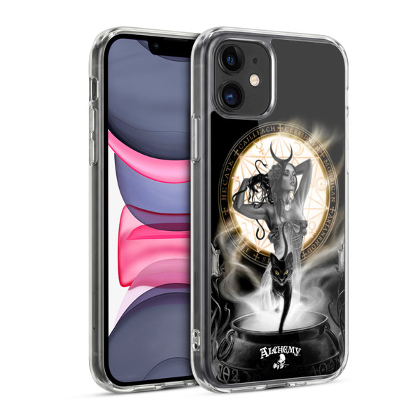 Alchemy Gothic Graphic Art Lunacalia Soft Gel Case for Apple iPhone 11