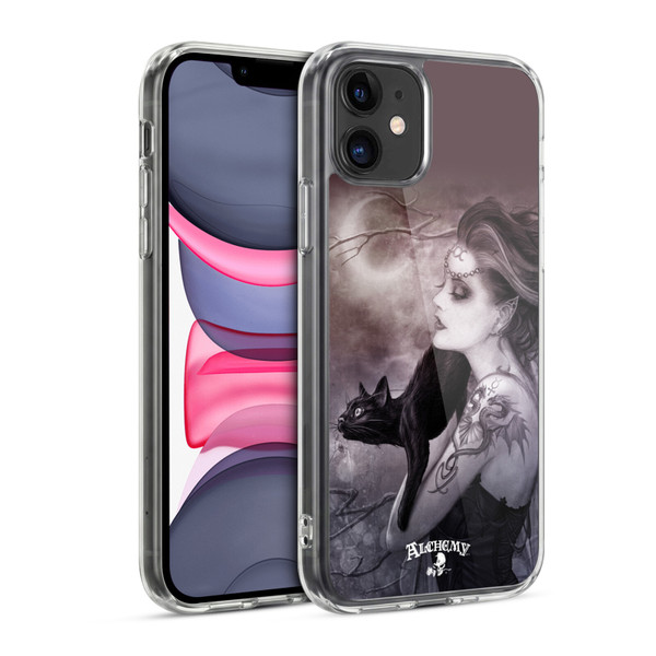 Alchemy Gothic Graphic Art Minnaloushe Moon Soft Gel Case for Apple iPhone 11