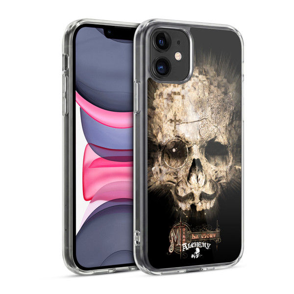 Alchemy Gothic Graphic Art M'sieur La Mort Soft Gel Case for Apple iPhone 11