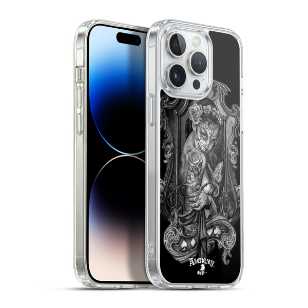 Alchemy Gothic Graphic Art Widow Soft Gel Case for Apple iPhone 13 Pro Max & MagSafe