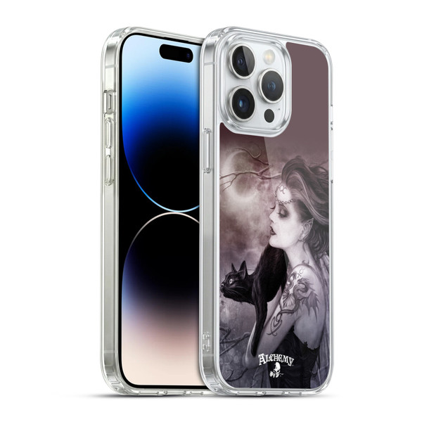 Alchemy Gothic Graphic Art Minnaloushe Moon Soft Gel Case for Apple iPhone 14 Pro Max & MagSafe