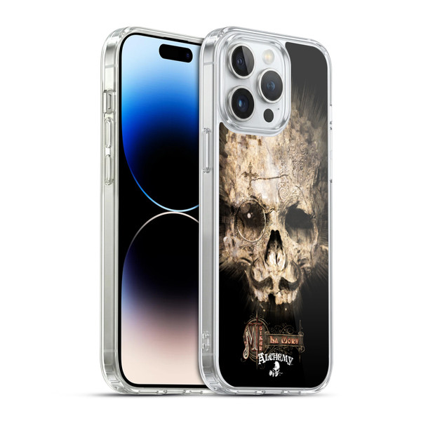 Alchemy Gothic Graphic Art M'sieur La Mort Soft Gel Case for Apple iPhone 14 Pro Max & MagSafe
