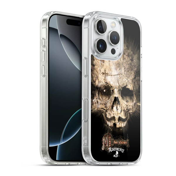 Alchemy Gothic Graphic Art M'sieur La Mort Soft Gel Case for Apple iPhone 16 Pro & MagSafe