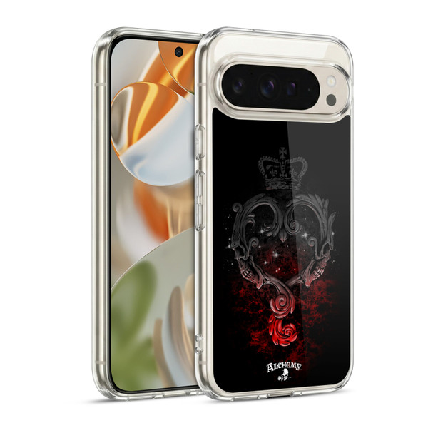 Alchemy Gothic Graphic Art Affaire Du Coeur Soft Gel Case for Google Pixel 9 / Pixel 9 Pro