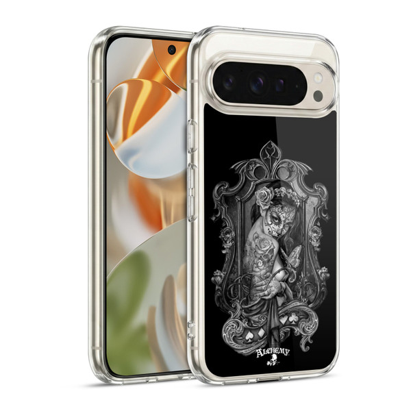 Alchemy Gothic Graphic Art Widow Soft Gel Case for Google Pixel 9 / Pixel 9 Pro