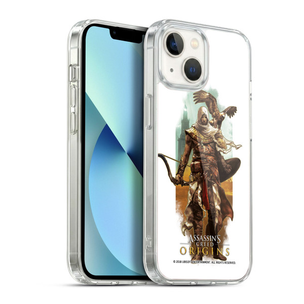 Assassin's Creed Origins Character Art Bayek Eagle Soft Gel Case for Apple iPhone 13
