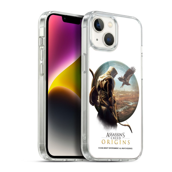 Assassin's Creed Origins Character Art Bayek Eagle 2 Soft Gel Case for Apple iPhone 14