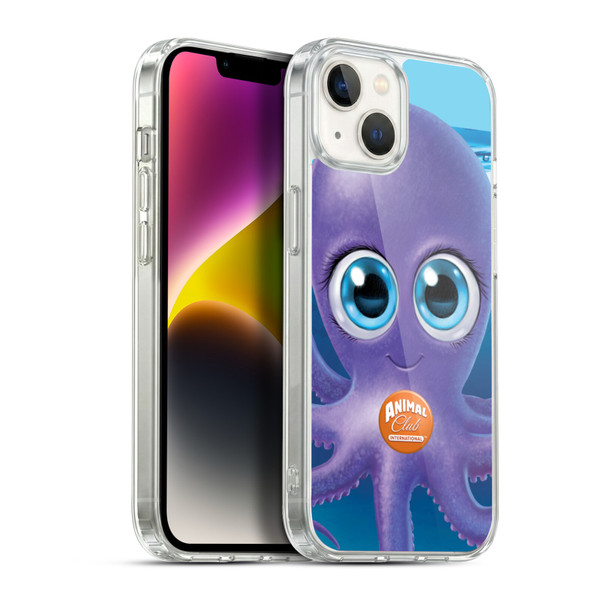 Animal Club International Underwater Octopus Soft Gel Case for Apple iPhone 14 Plus & MagSafe