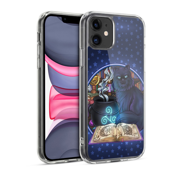 Brigid Ashwood Cats Black Cat Magic Soft Gel Case for Apple iPhone 11