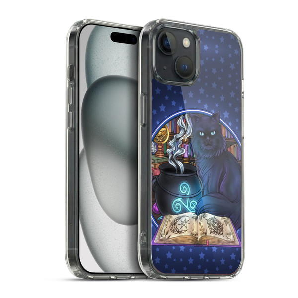 Brigid Ashwood Cats Black Cat Magic Soft Gel Case for Apple iPhone 15 Plus & MagSafe
