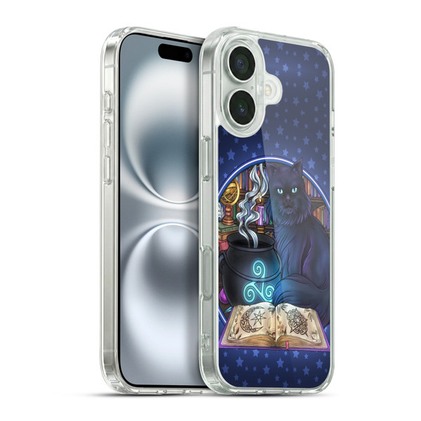 Brigid Ashwood Cats Black Cat Magic Soft Gel Case for Apple iPhone 16 Plus & MagSafe