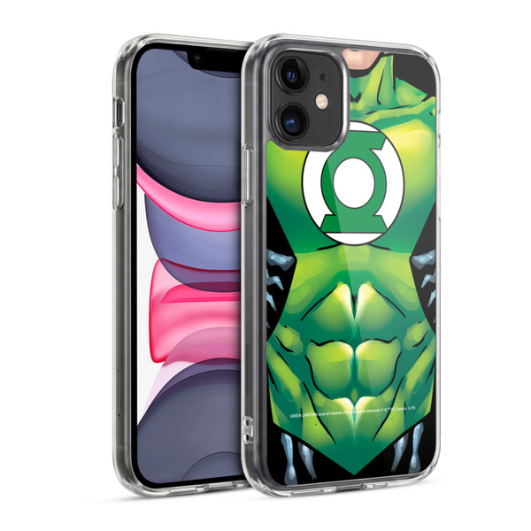 Green Lantern DC Comics Logos Uniform Soft Gel Case for Apple iPhone 11