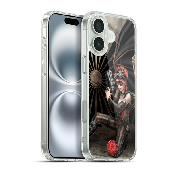 Anne Stokes Steampunk Assassin Soft Gel Case for Apple iPhone 16 Plus & MagSafe