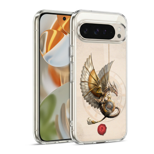 Anne Stokes Steampunk Clockwork Dragon Soft Gel Case for Google Pixel 9 / Pixel 9 Pro
