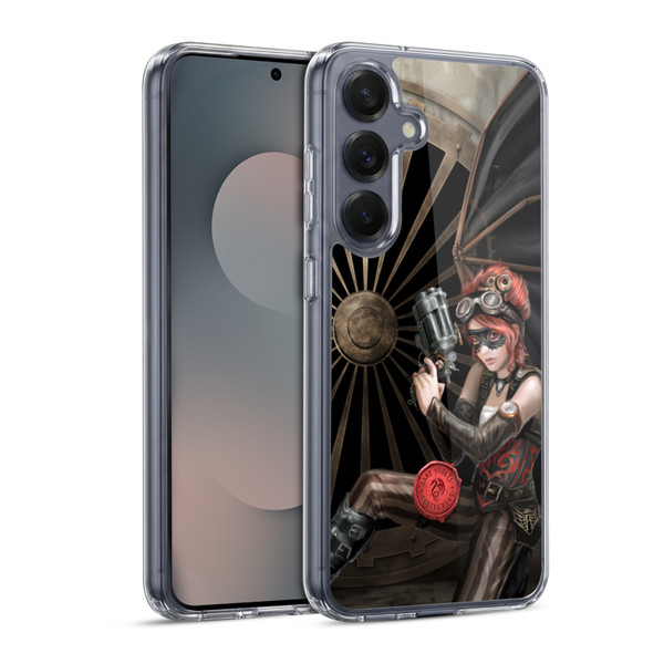 Anne Stokes Steampunk Assassin Soft Gel Case for Samsung Galaxy S25 & MagSafe