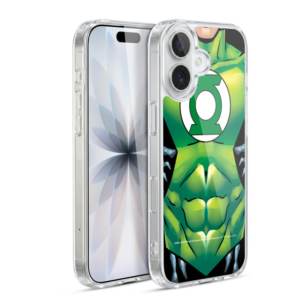 Green Lantern DC Comics Logos Uniform Soft Gel Case for Apple iPhone 17