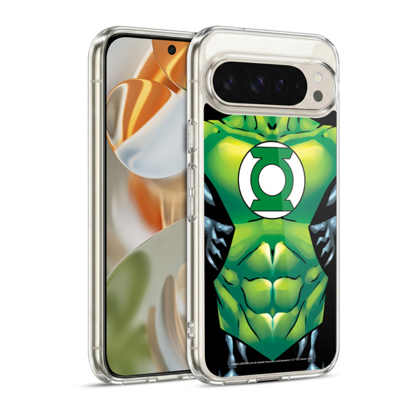 Green Lantern DC Comics Logos Uniform Soft Gel Case for Google Pixel 9 / Pixel 9 Pro