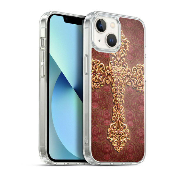 Brigid Ashwood Crosses Nouveau Soft Gel Case for Apple iPhone 13