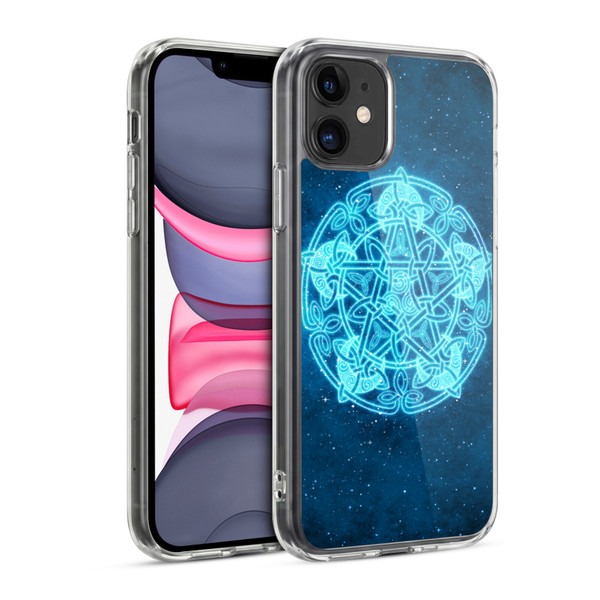 Brigid Ashwood Sacred Symbols Celestial Pentacle Soft Gel Case for Apple iPhone 11