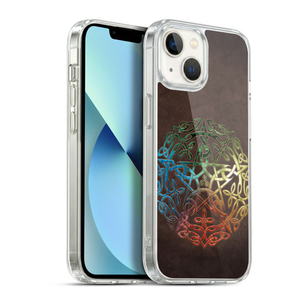 Brigid Ashwood Sacred Symbols Element Pentacle Soft Gel Case for Apple iPhone 13