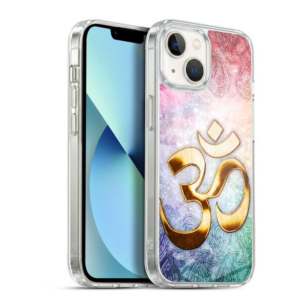 Brigid Ashwood Sacred Symbols OM Soft Gel Case for Apple iPhone 13