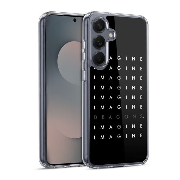 Imagine Dragons Key Art Logo Repeat Soft Gel Case for Samsung Galaxy S25 & MagSafe