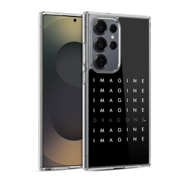 Imagine Dragons Key Art Logo Repeat Soft Gel Case for Samsung Galaxy S25 Ultra & MagSafe