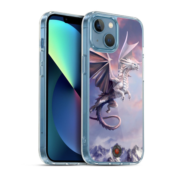 Anne Stokes Guardian Dragons Sky Queen Soft Gel Case for Apple iPhone 13 Mini & MagSafe