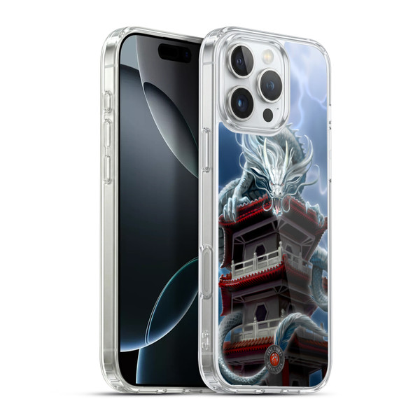 Anne Stokes Guardian Dragons The Tower Soft Gel Case for Apple iPhone 16 Pro Max & MagSafe
