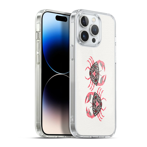 Cat Coquillette Sea Pink Crab Soft Gel Case for Apple iPhone 13 Pro Max & MagSafe