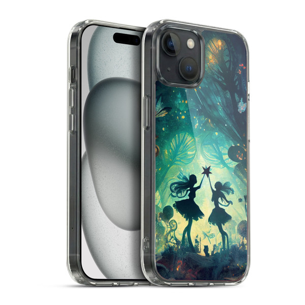 JK Stewart Key Art Star Sisters Soft Gel Case for Apple iPhone 15 Plus & MagSafe