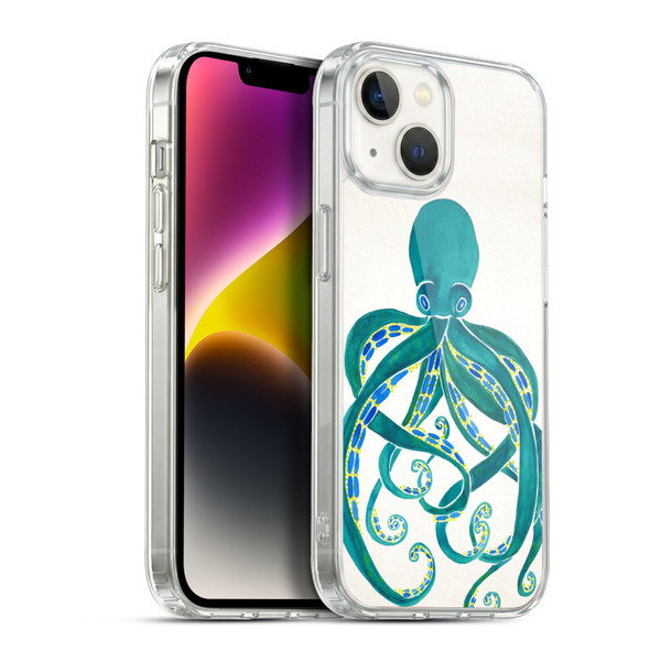 Cat Coquillette Sea Octopus 2 Soft Gel Case for Apple iPhone 14