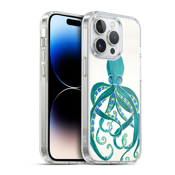 Cat Coquillette Sea Octopus 2 Soft Gel Case for Apple iPhone 14 Pro & MagSafe